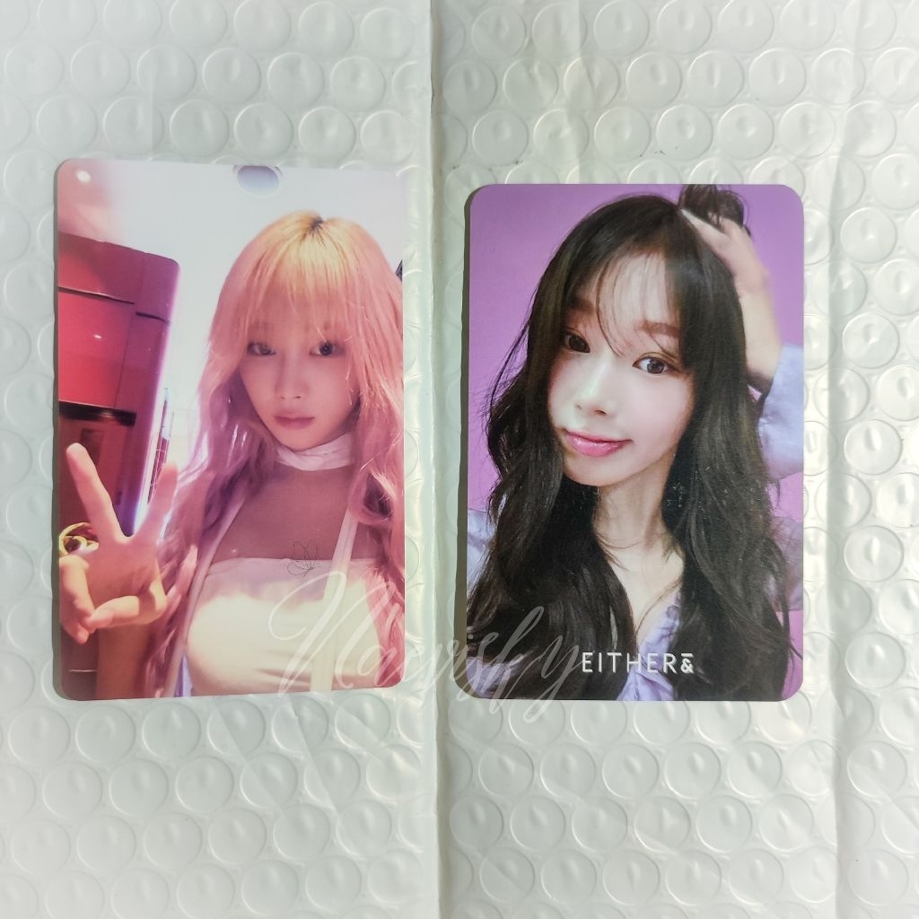PHOTOCARD OFFICIAL AESPA GISELLE KMS CHRISTMAS EITHER