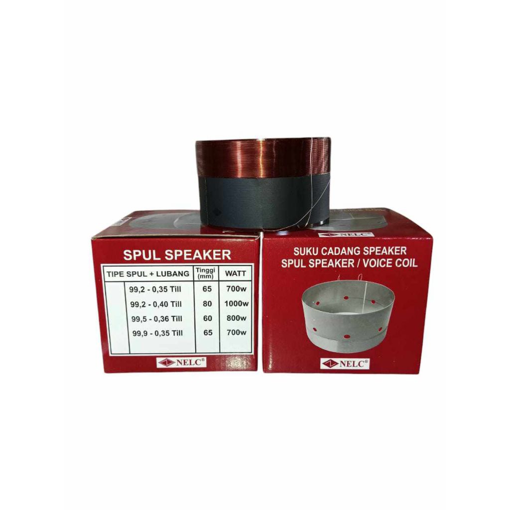SPUL / SPOOL SPEAKER NELC 4INCH MERAH