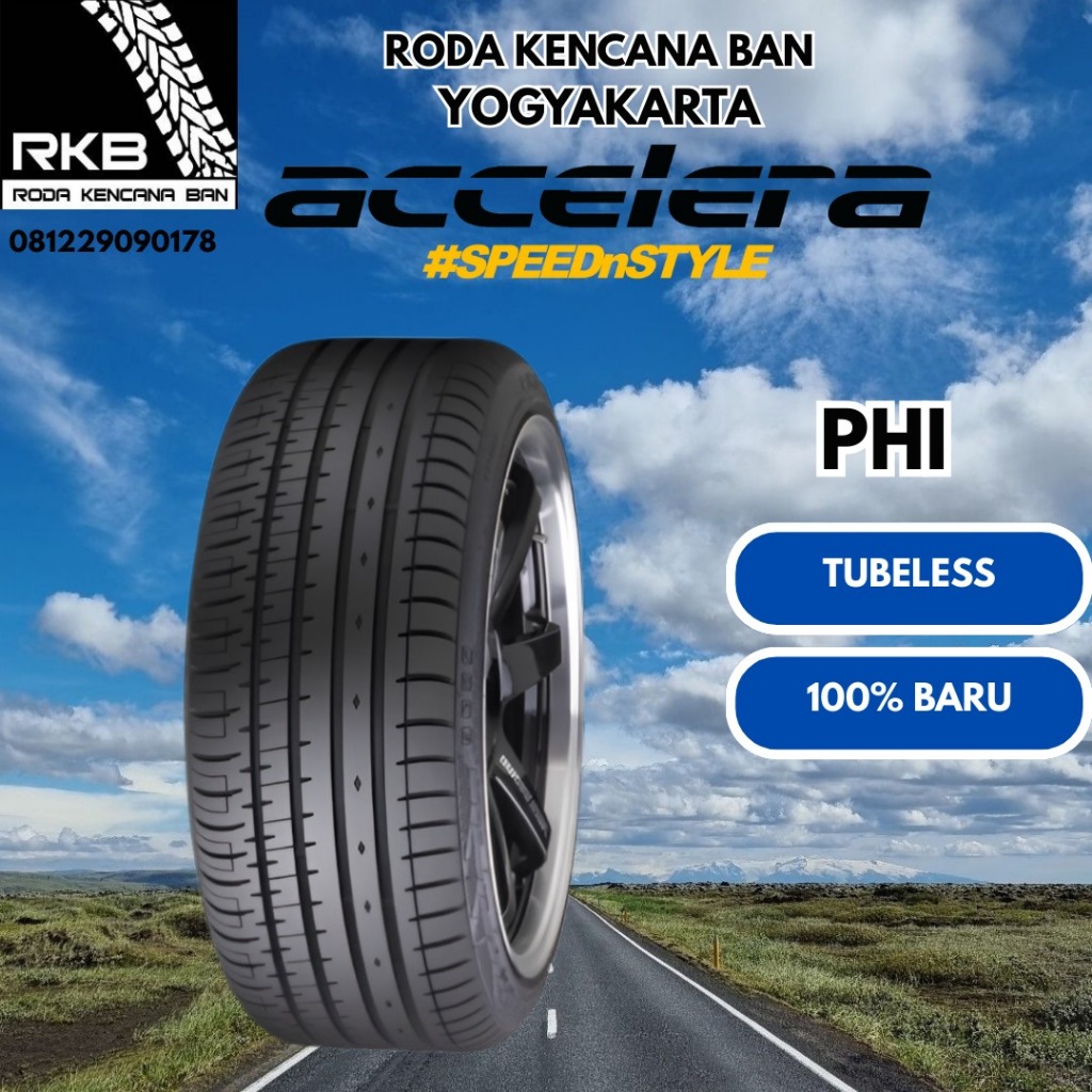 Ban Mobil Ring 15 - Accelera Phi 175/50 R15 - Ban Mobil Brio Agya Swift