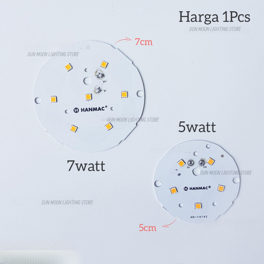 Lampu mata led 5watt 7watt Warm white untuk lampu sorot dekor
