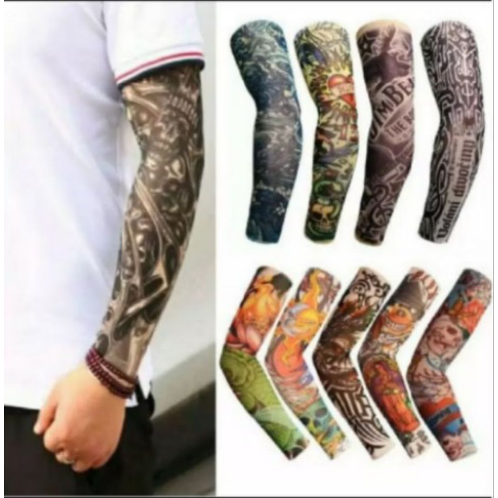 HANDSOCK / MANSET LENGAN TATO SLEEVESARUNG LENGAN TATO RANDOM MOTIF
MANSET TATO PRIA DEWASA