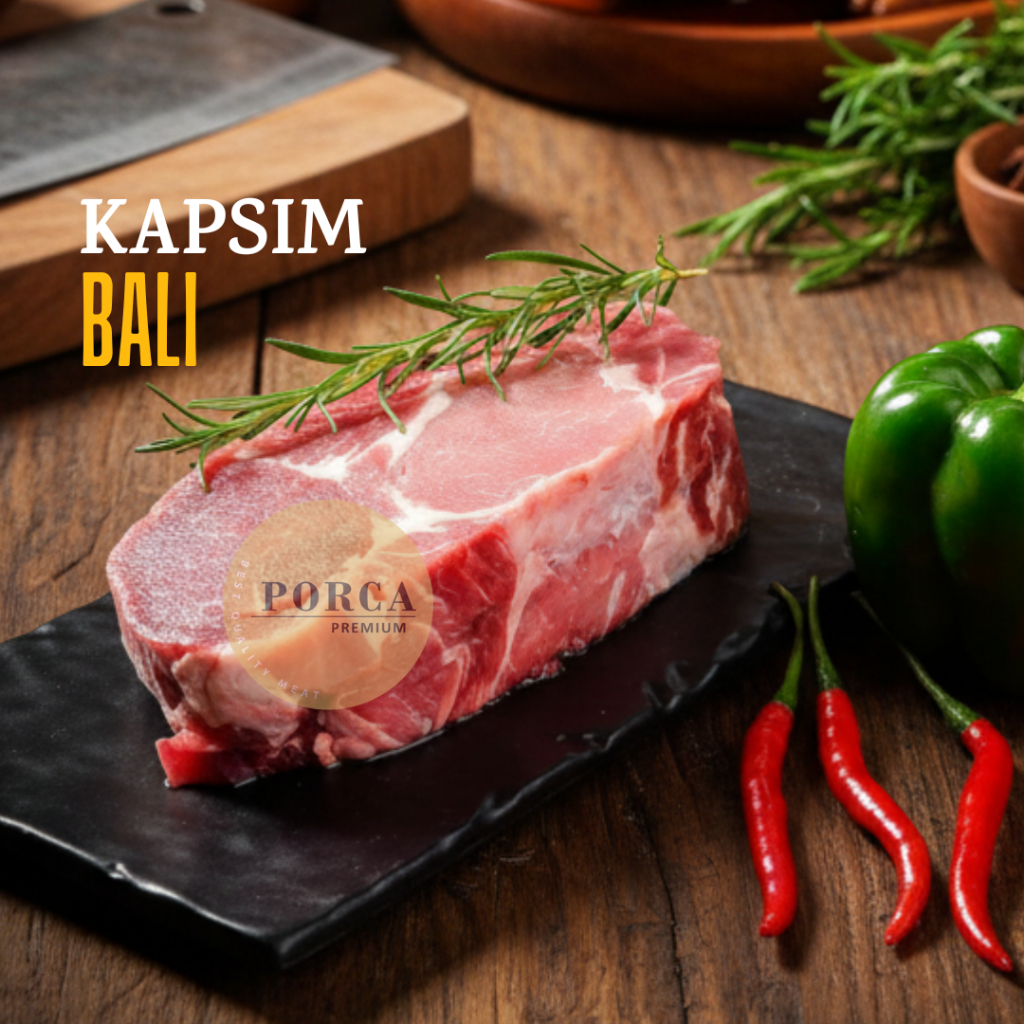 Daging Babi Bali Bagian Kapsim Pork Shoulder