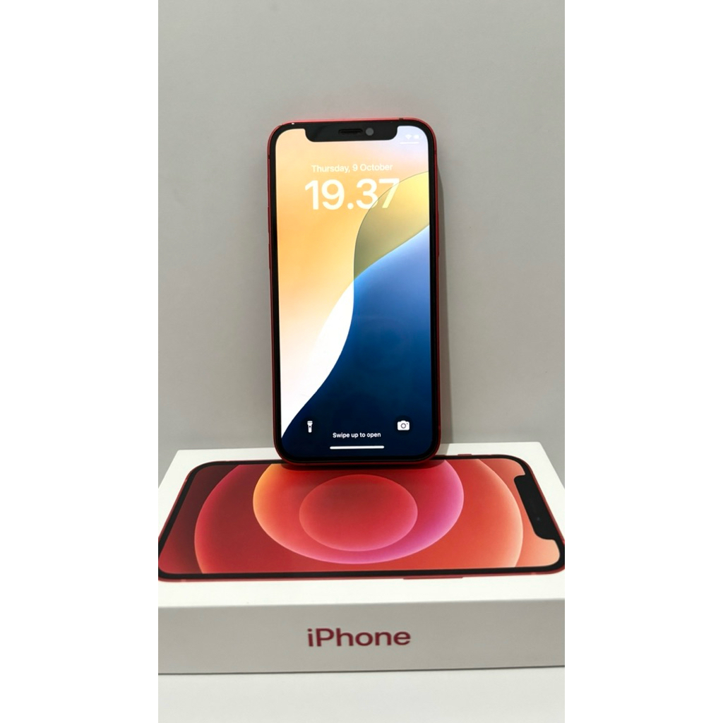 [Preloved] iPhone 12 Mini 128 GB ex-iBox full set free adaptor + case