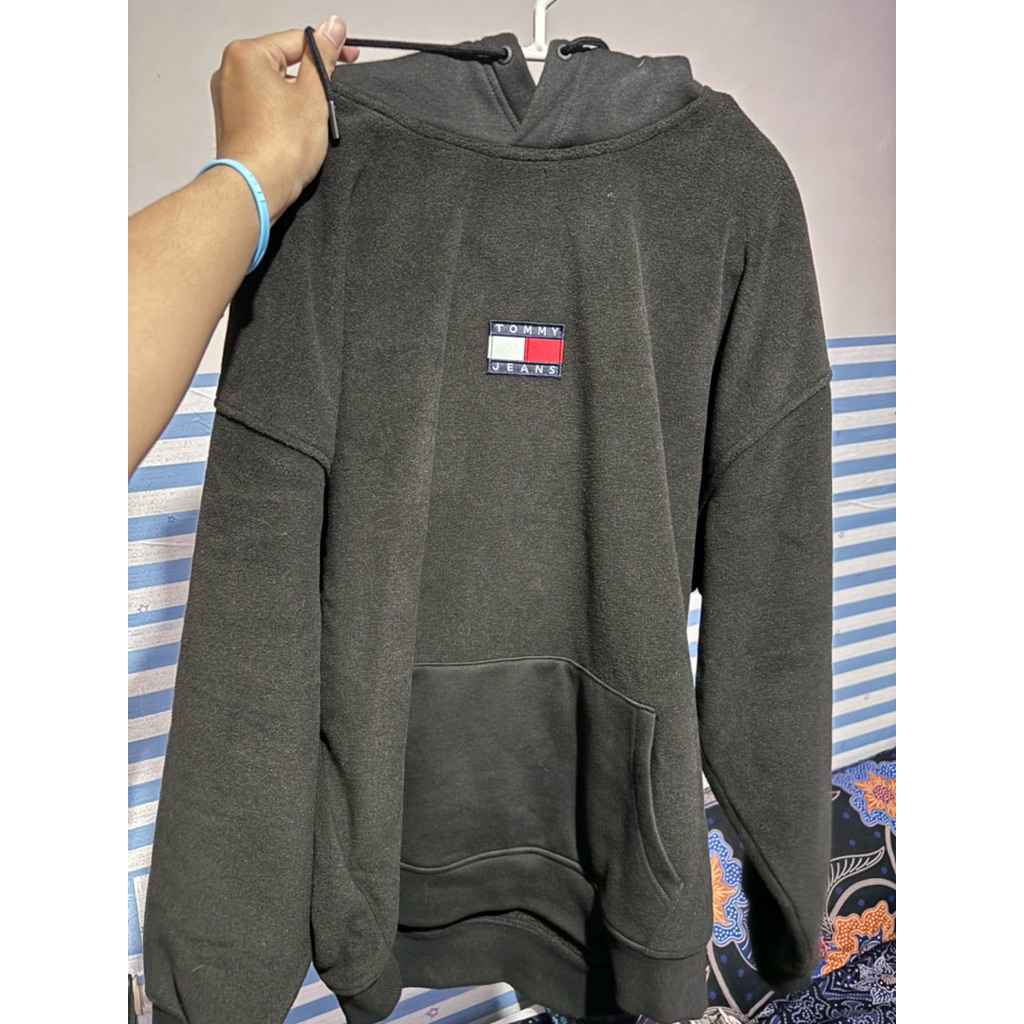 Tommy Jeans flag logo hoodie Original