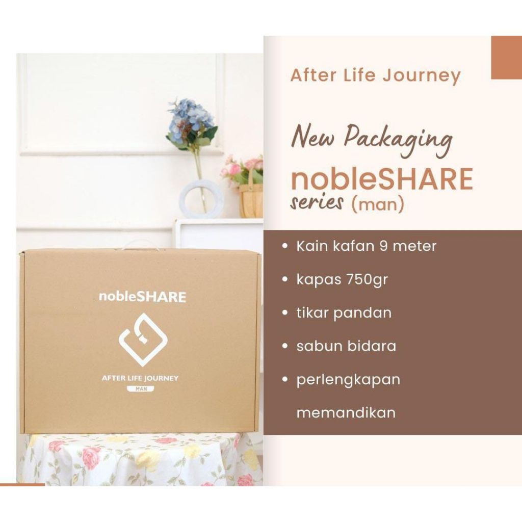 KAIN KAFAN NOBLESHARE JENAZAH SERIES WANITA & LAKI LAKI
