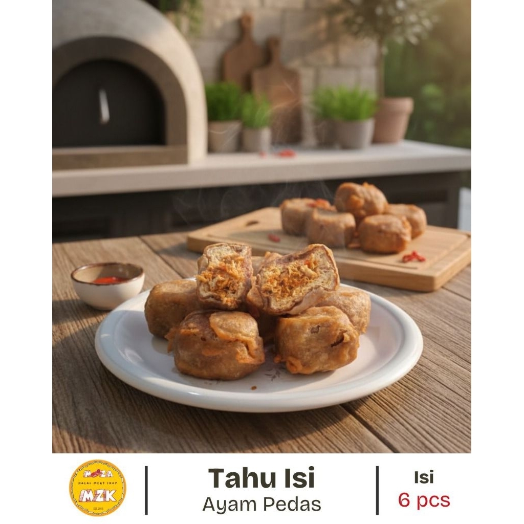 Tahu Isi Ayam Suwir Pedas