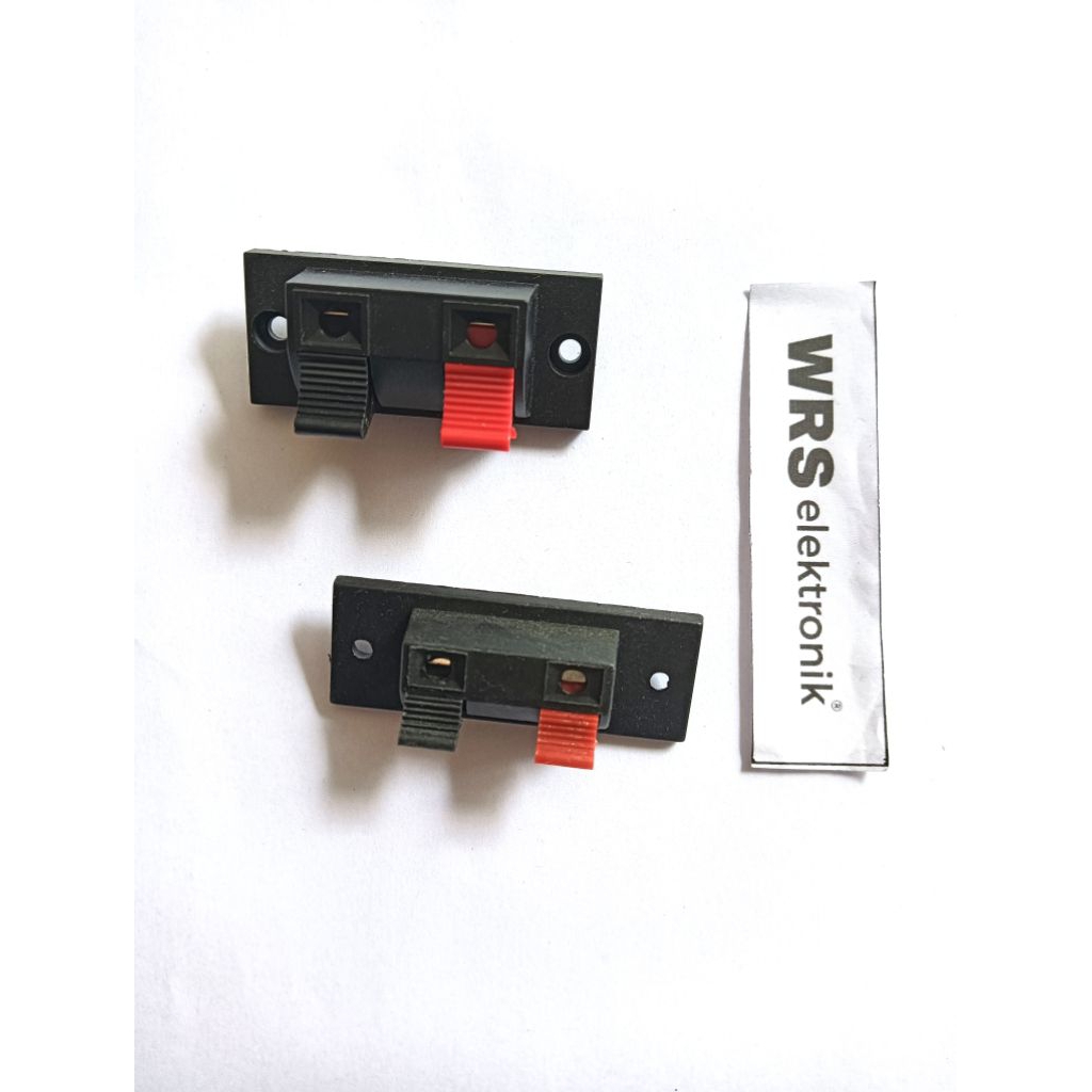 Terminal kabel speaker jepit 2pin besar/kecil