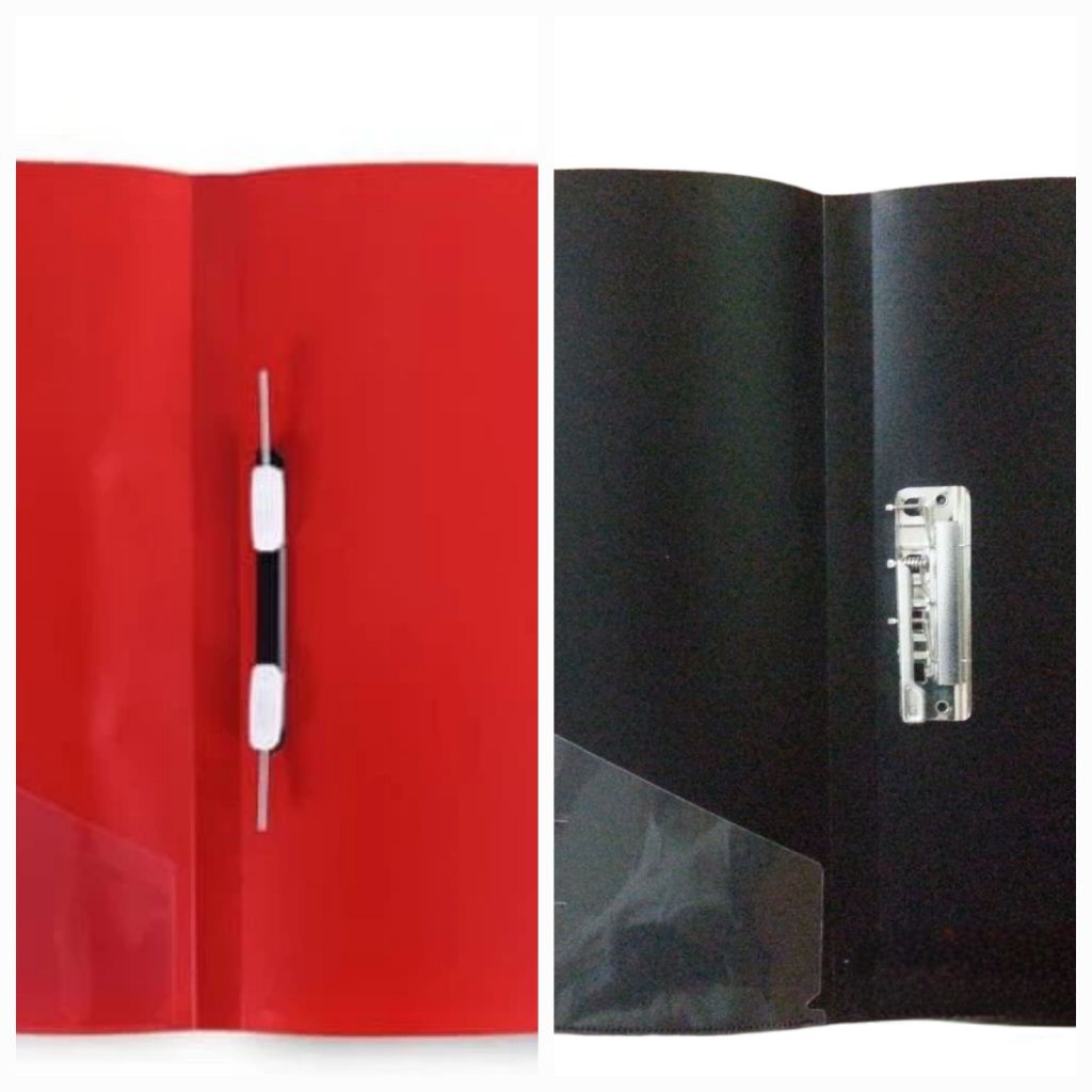 ECER Map plastik jepit klip spring file tempat dokumen