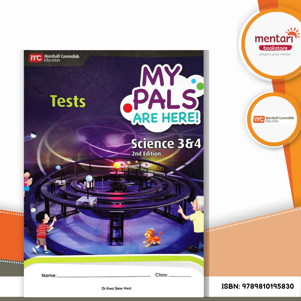 My Pals Science Test 3rd Edition | Buku latihan Science SD Pengantar Bahasa Inggris