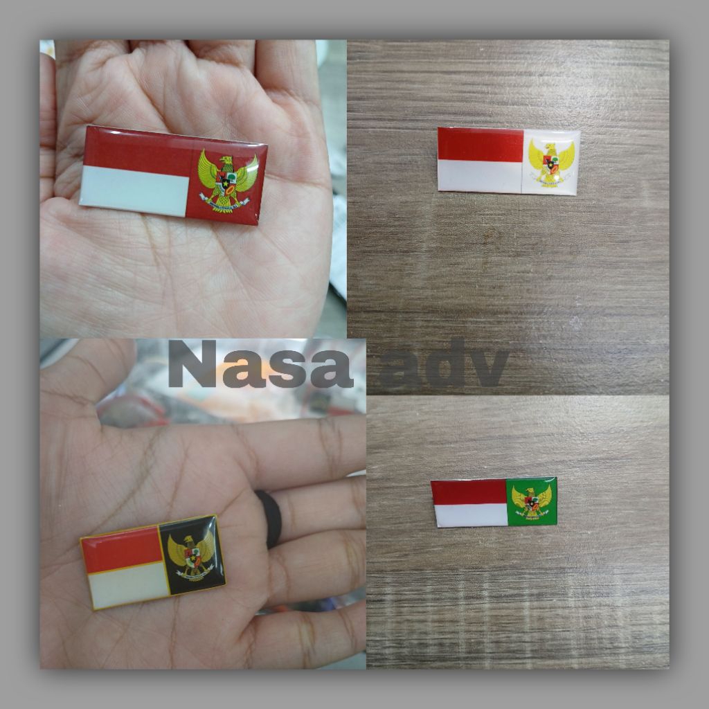 Pin MPG/ Pin Merah Putih Garuda Bahan alumunium premium PASKIBRA