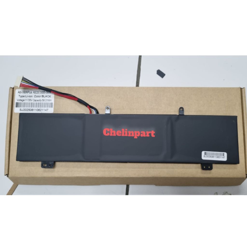 Baterai Laptop Chi_cony for AD_VAN WORKPLUS 1701 AMD RYZEN 5 HR59S05A AEC675686-3S1P