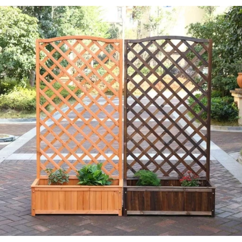 Custome Warna PUTIH Rak Partisi Full Kayu Kokoh