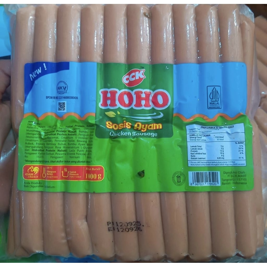 HOHO SOSIS  BERAT 1000GRAM
