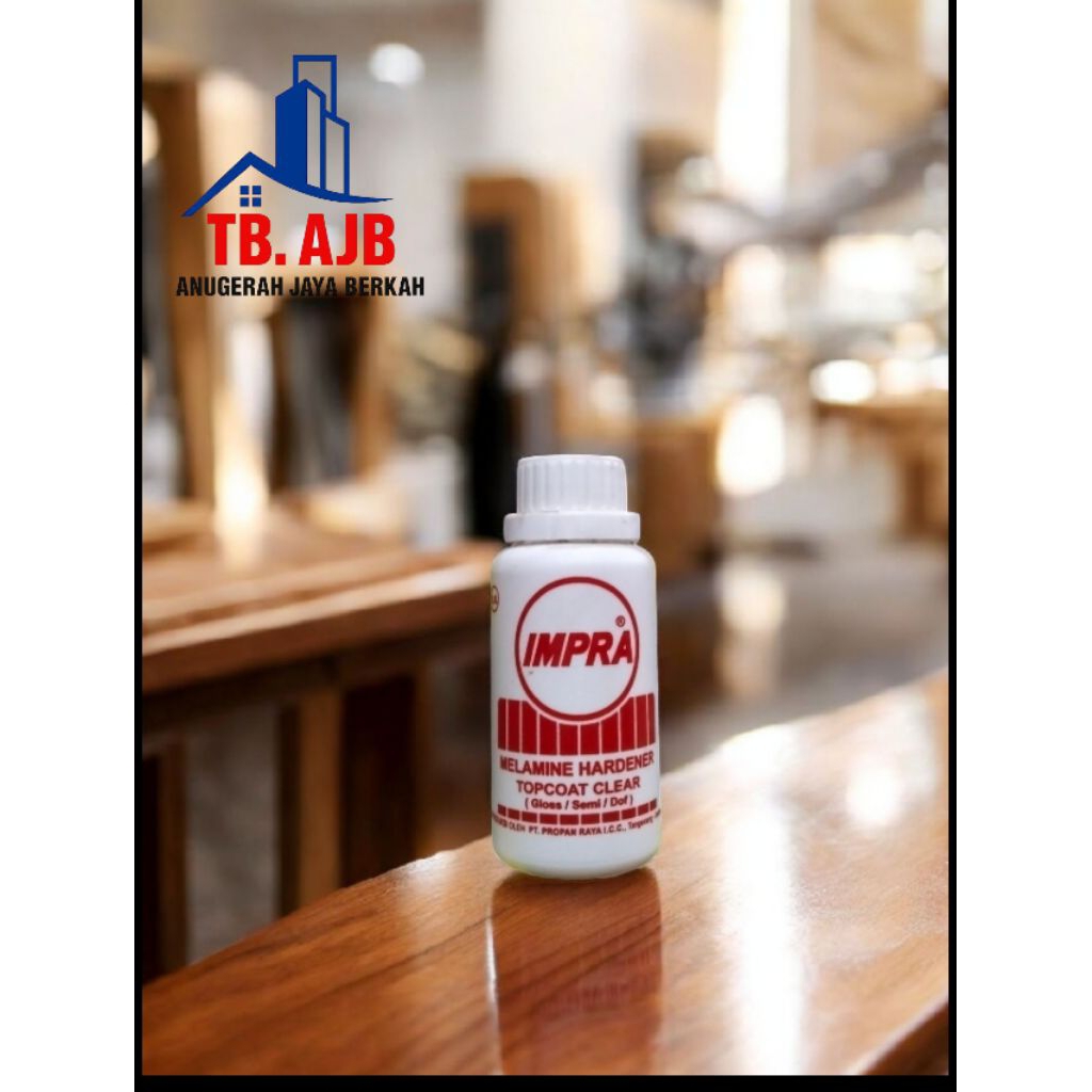 Impra Melamine Hardener 100cc - Obat melamin Impra -  atau sanding sealer ukuran 100 ml
