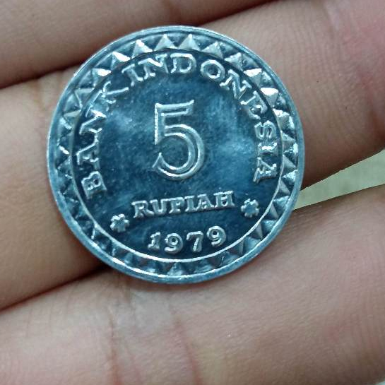 Uang Koin Kuno 5 Rupiah 1979 Indonesia