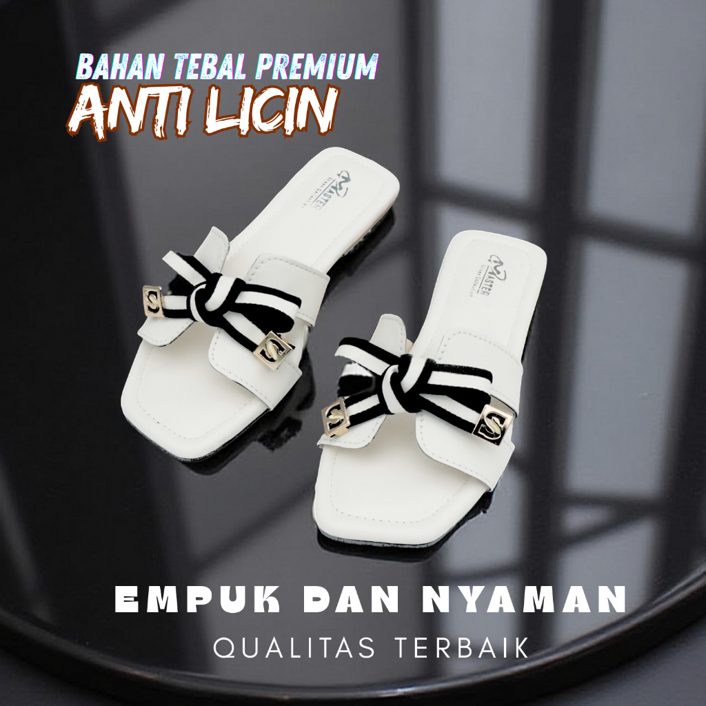 Sandal Kekinian Sandal Cewek Dewasa Alas Kaki Stylish Terlaris Daily Outfit Keren Sendal Wanita