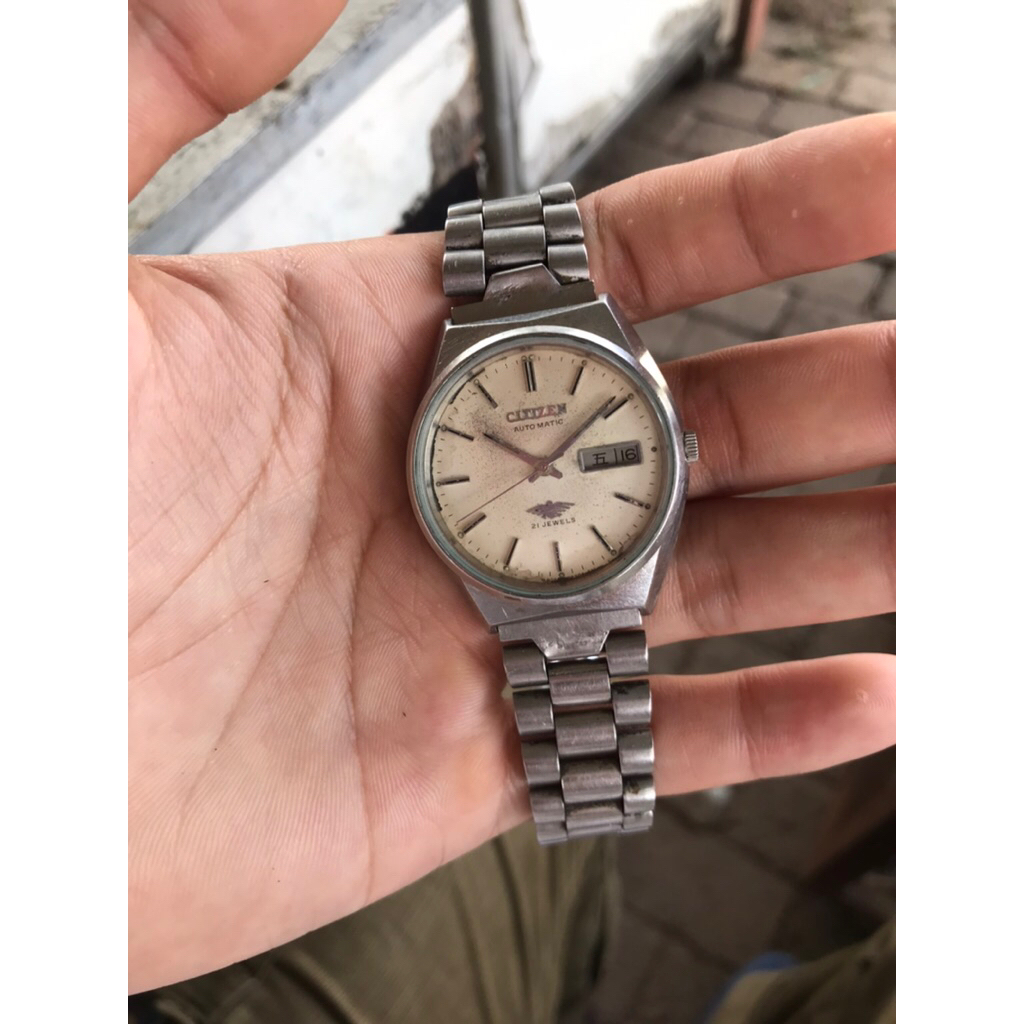 JAM TANGAN CITIZEN AUTOMATIC VINTAGE JDM JADUL RARE