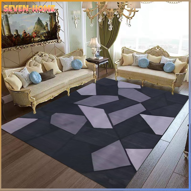 Karpet Polyester Premium Anti Slip Mewah 2 UK || Karpet Lantai Polyester Anti Slip Motif Mewah