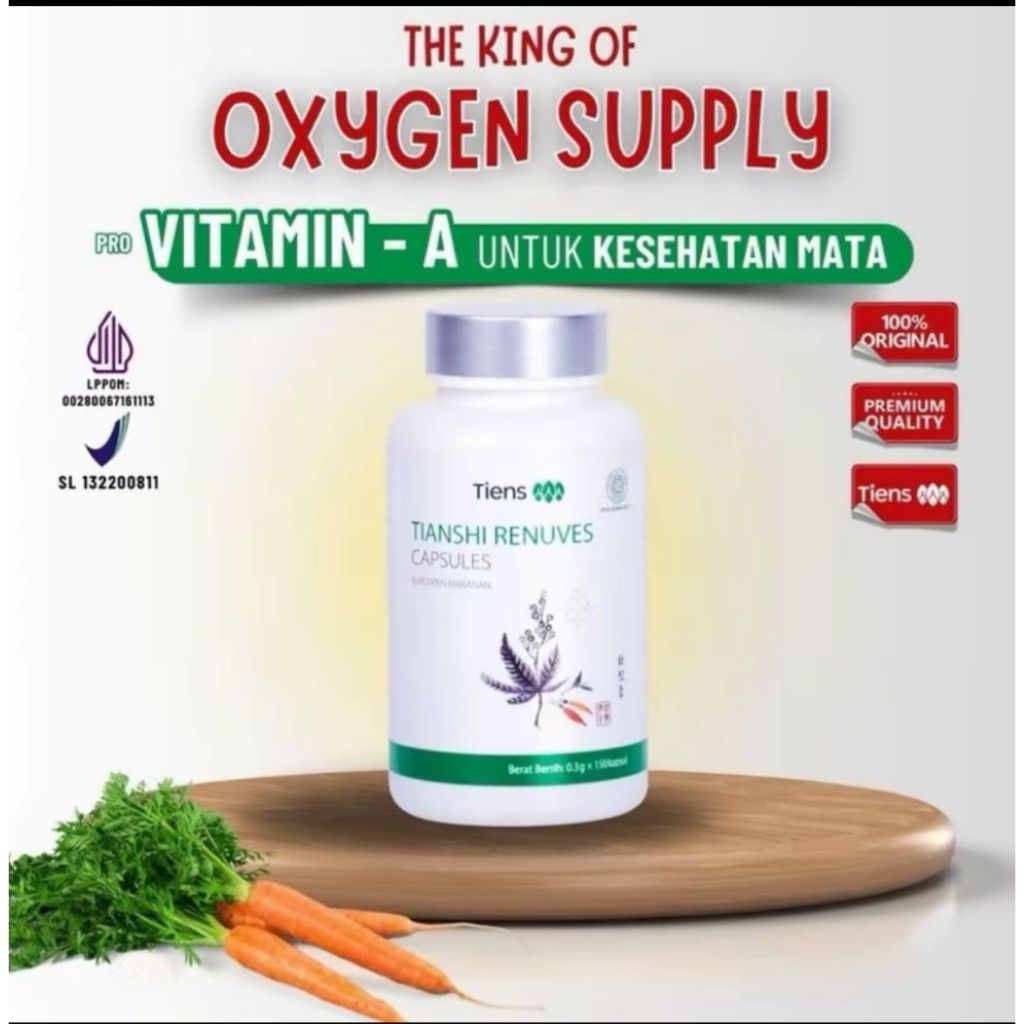 TIENS RENUVES CAPSULES - Sesak Nafas Asma Jantung dan Kesehatan Mata