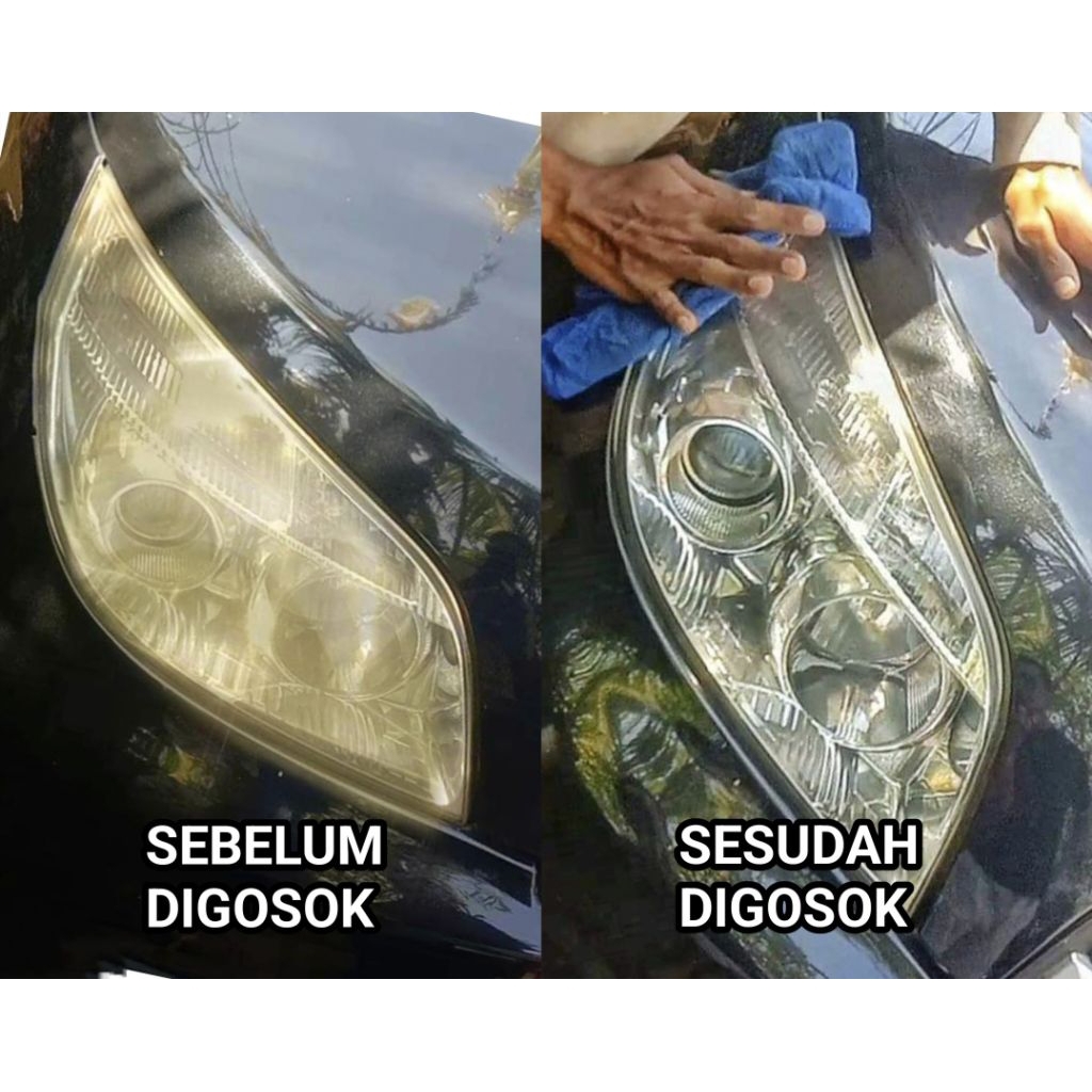 Pembersih Mika Lampu Mobil Fourmax Headlamp Cleaner