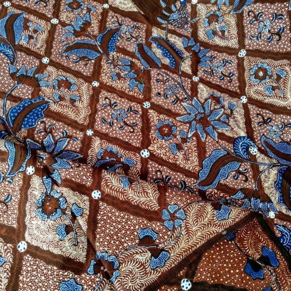 Batik tulis sidomukti bunga