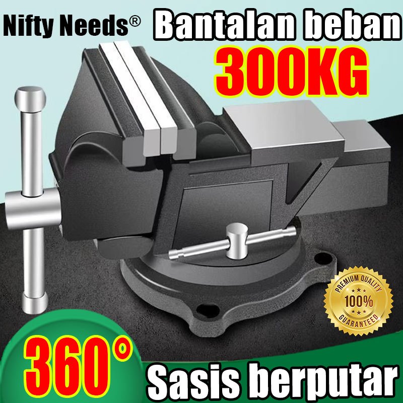 Catok Clamp 4IN/5IN/6IN ragum bekas jerman 360° Swivel Vice Table Ragum Catok Meja Besi  catok jepit