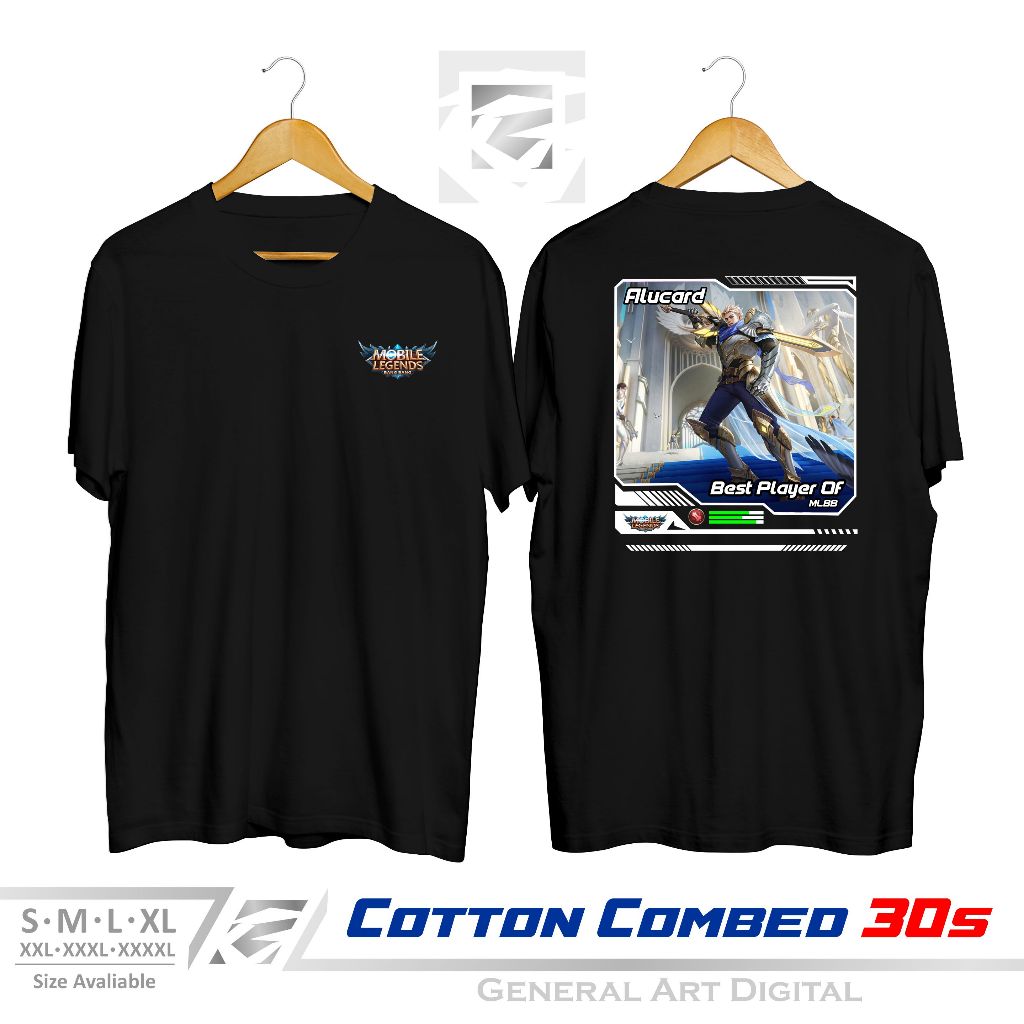 Kaos Distro MLBB Alucard T-shirt game MOBILE LEGEND Skin Alucard