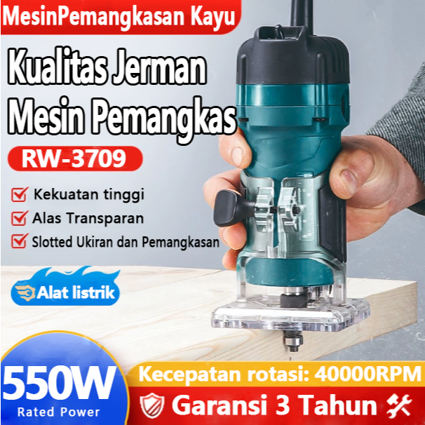 Wood Trimmer Kayu 6mm Mesin Pemangkas Kayu Mini Router Wood Trimmer Mesin Profil Router Trimmer Kayu