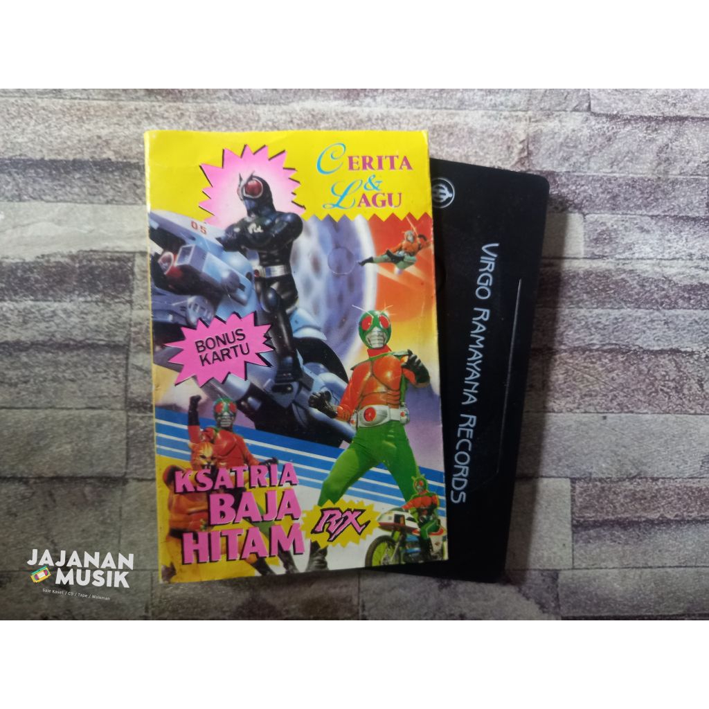 Kaset Ksatria Baja Hitam