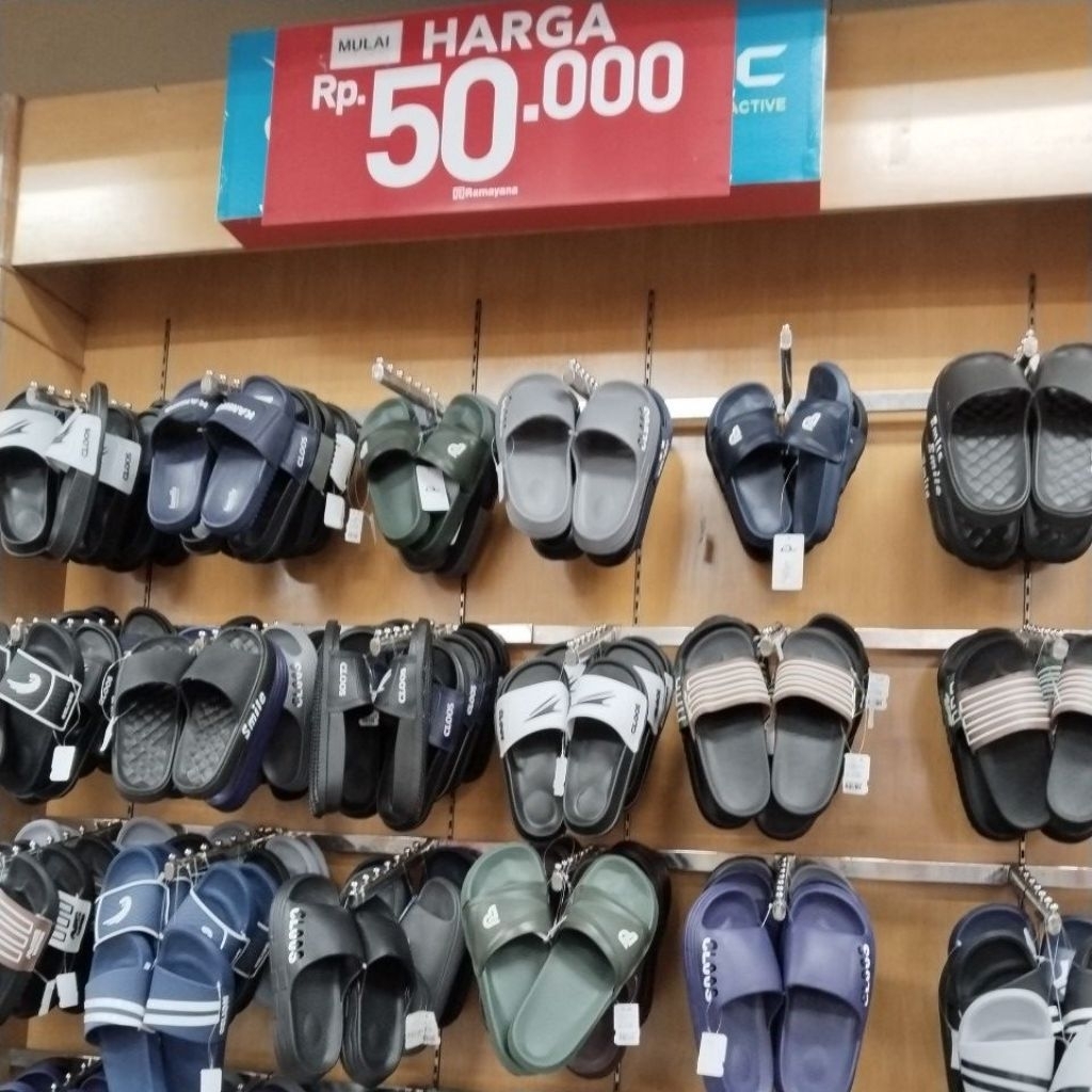 SANDAL KARET MURAH RAMAYANA PRODUK