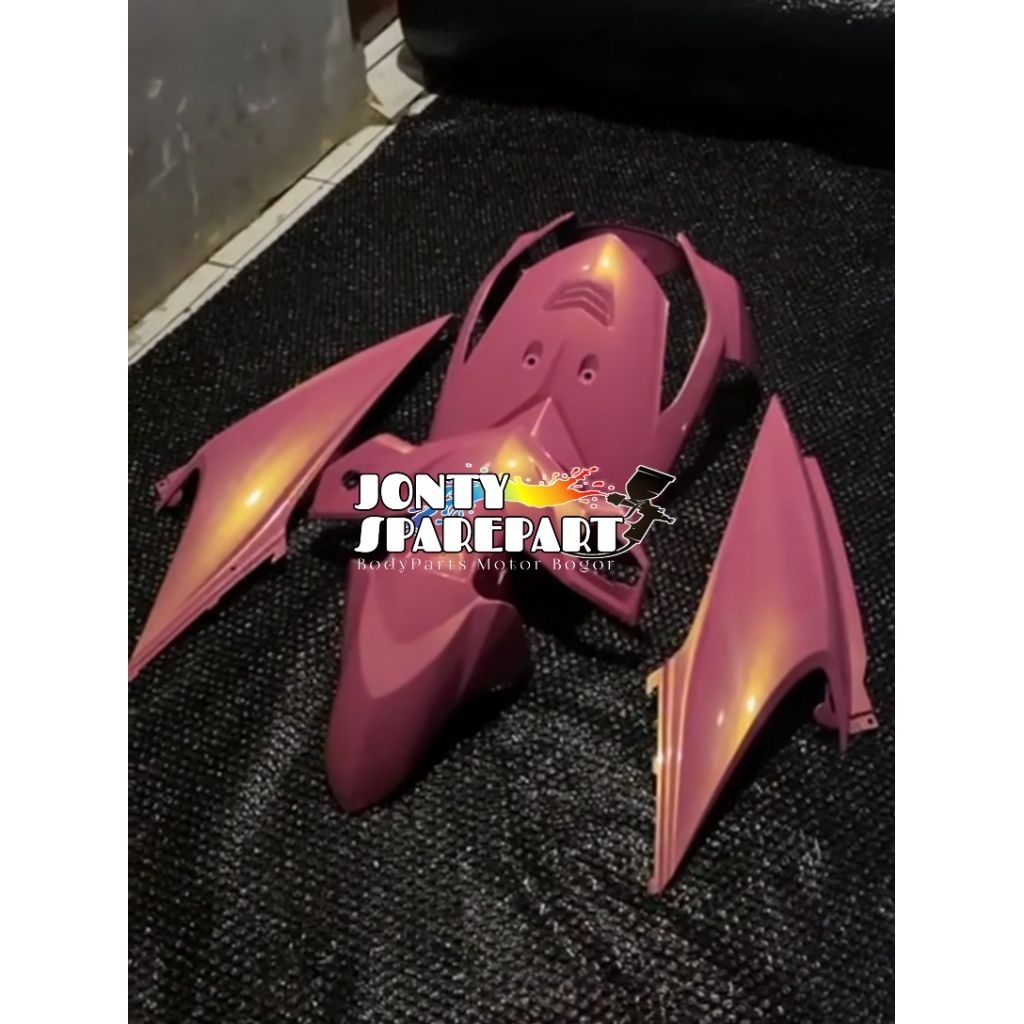 COD Full Halus Body Beat Karbu Warna Pink Lembayung Gold | Cover Body Beat Karbu Tahun 2008-2012 | B