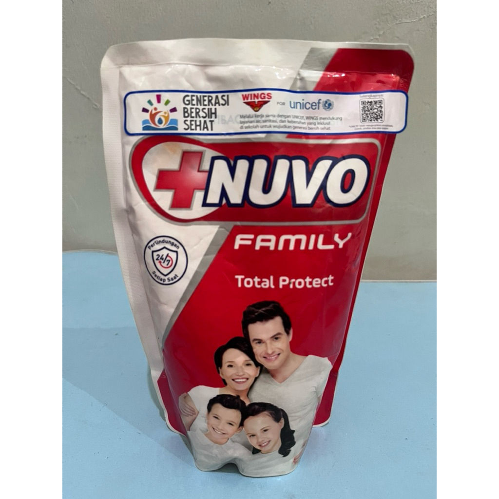 SABUN CAIR NUVO 400ML NUVO FAMILY TOTAL COOL PROTECT