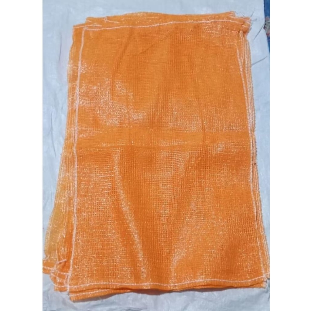 jaring waring karung plastik 60x100cm kantong buah sayur serbaguna