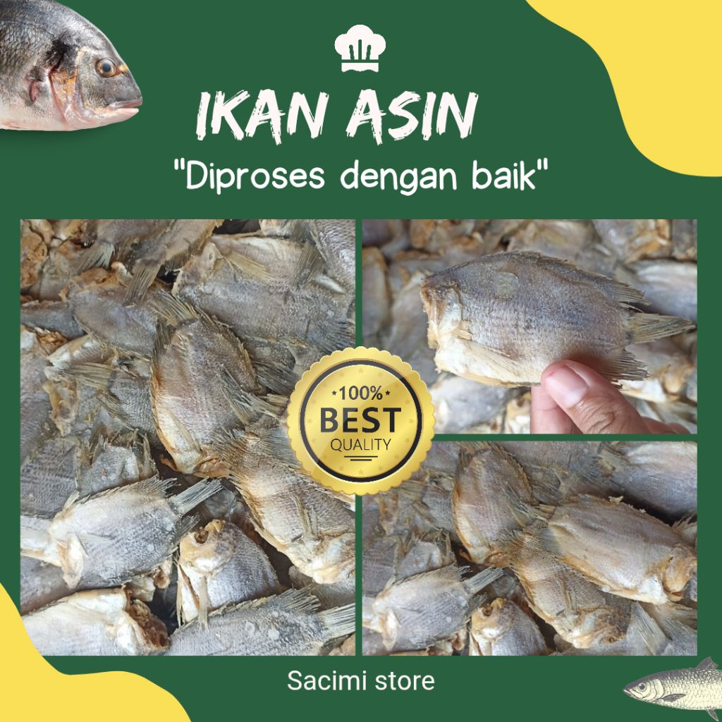 Ikan asin sepat tarabakan 5kg murah dan halal!!!!ikan asin tarabakan ikan asin sepat janggot ikan as