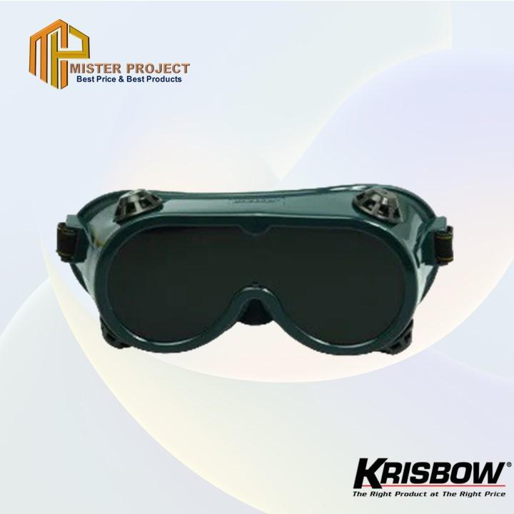 KACAMATA LAS KRISBOW GOGGLE WELDING ROUND KRISBOW - Kacamata Safety