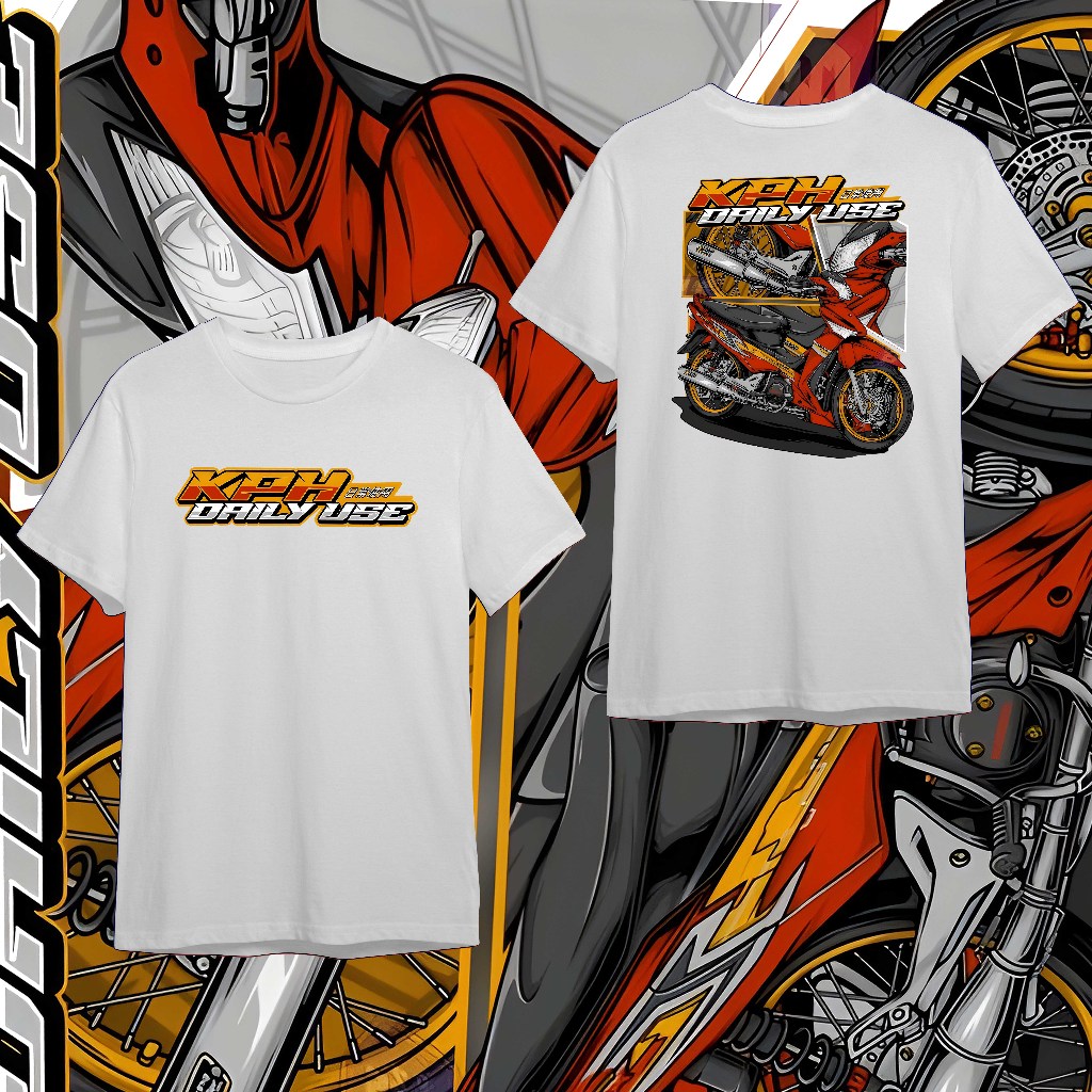 Baju Kaos KPH Daily Use - Kaos Motor Honda KPH - Baju KPH harian Kaos Distro Unisex Kaos Pria
