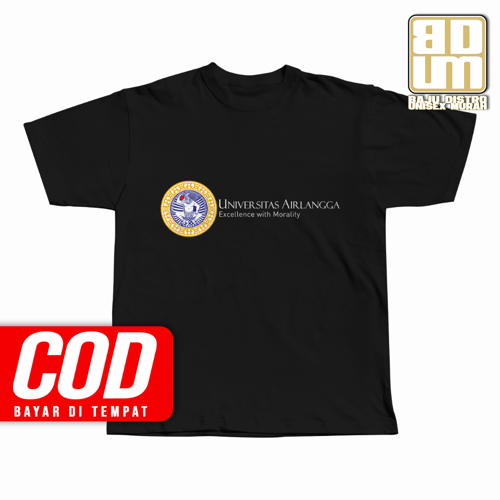 Kaos Distro UNIVERSITAS AIRLANGGA UNAIR Pria/Wanita Dewasa Baju Atasan Unisex Murah Trendy