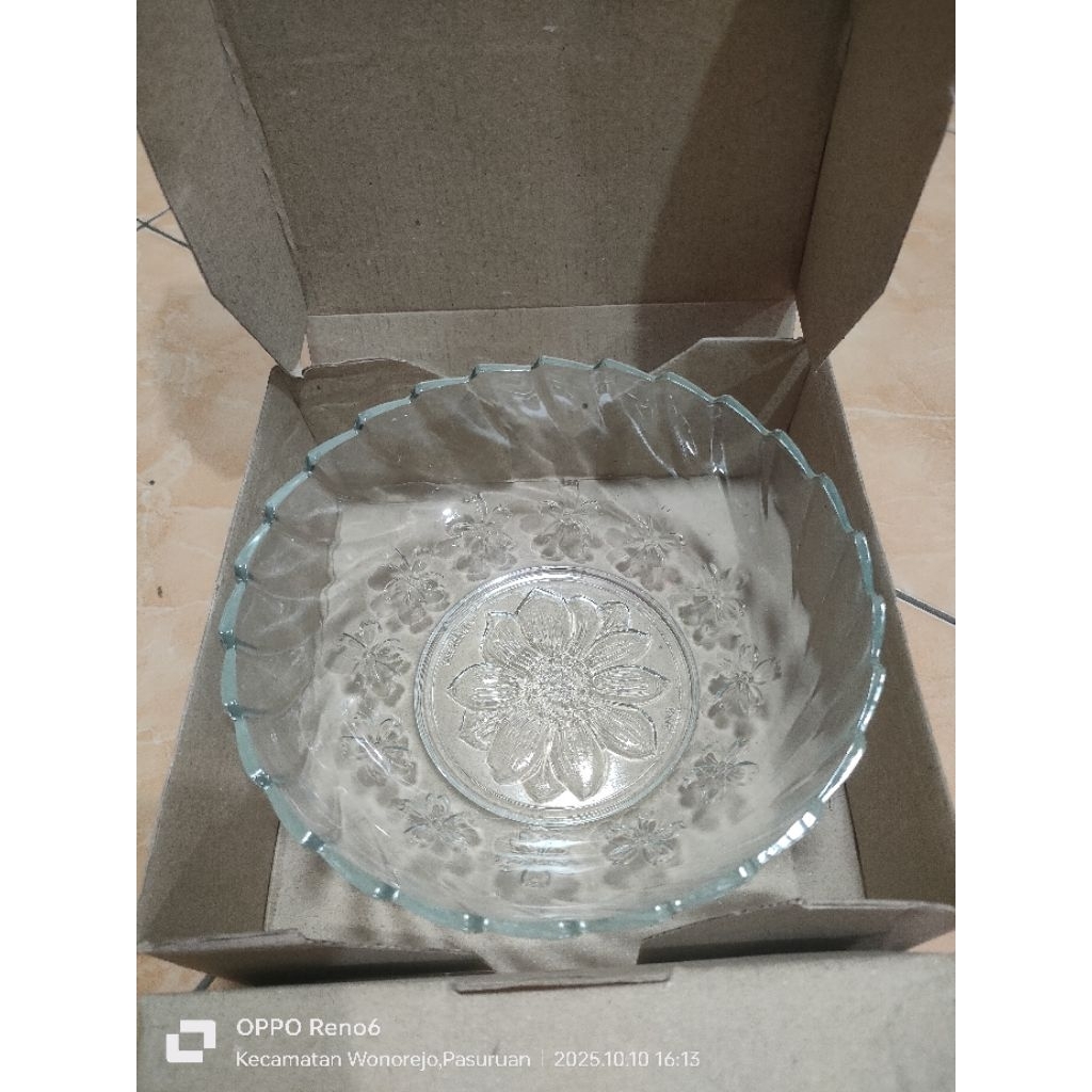 MANGKOK KACA BENING UNTUK SOUVENIR