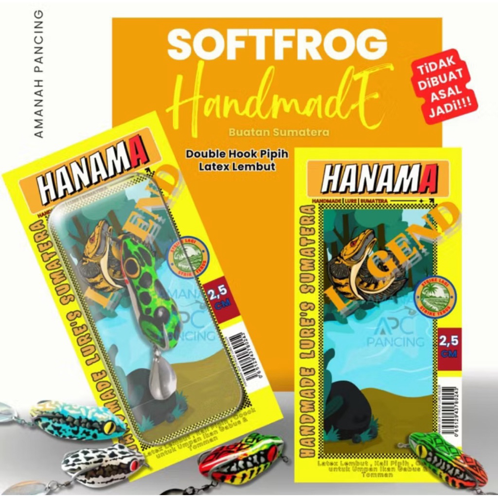 umpan kodok tiruan SOFT FROG