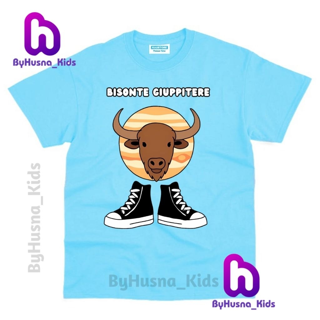 BAJU ANAK KAOS ANAK KARAKTER ANOMALI BISONTE GIUPPITERE STEAL A BRAINROT ROBLOX ANOMALI TUNG TUNG SA