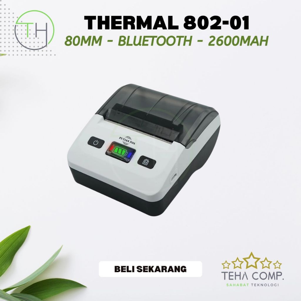 Printer Kasir Wireless Thermal Bluetooth 110mm 80mm 58mm Label Nota
