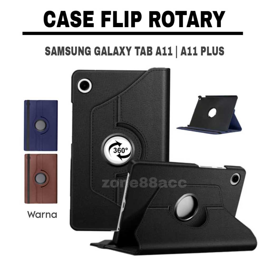 Sarung Rotary samsung Tab A11 Plus / case samsung tab a11 / case samsung galaxy tab a11 / case tab a