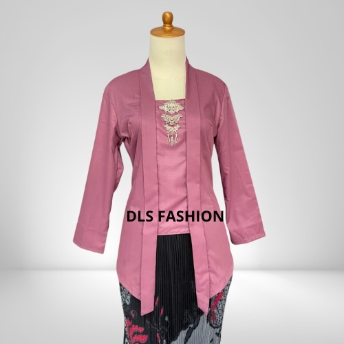 Kebaya Moderen Kutubaru Bahan Toyobo Lentgan Panjang