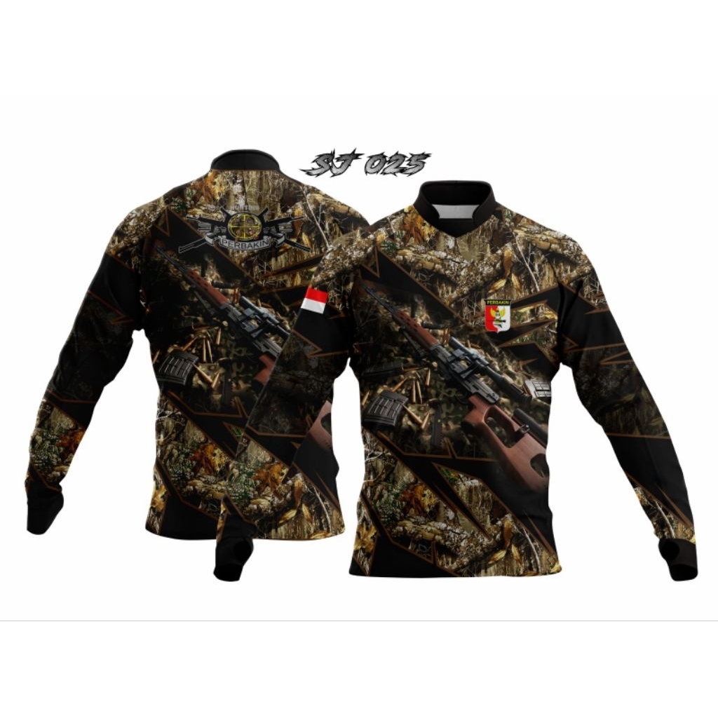 Baju Camo Sj perbakin | jersey Camo Perbakin | thsirt Perbakin Costum | Atasan shooter Perbakin