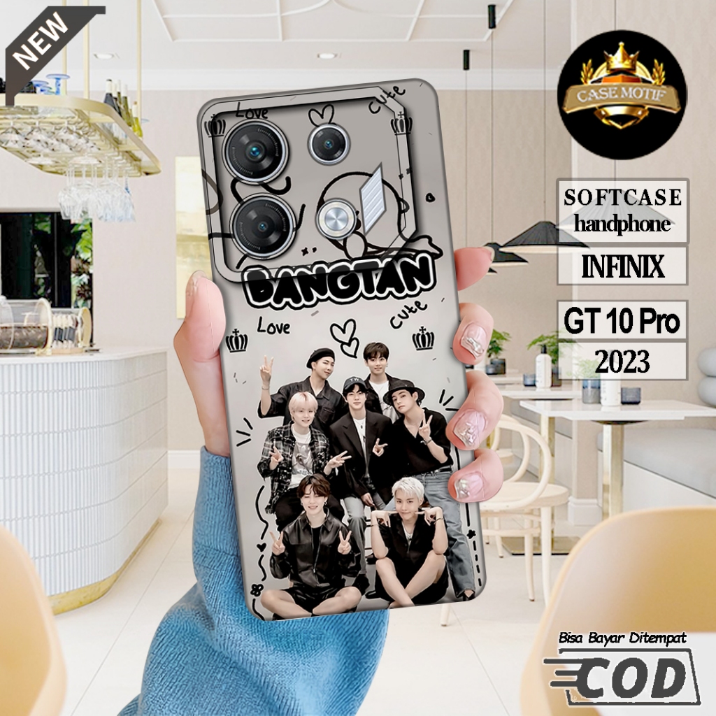 Case INFINIX GT 10 PRO Casing GT 10 PRO 5G Terbaru 2023 Softcase Casing Silikon Case Hp Murah
