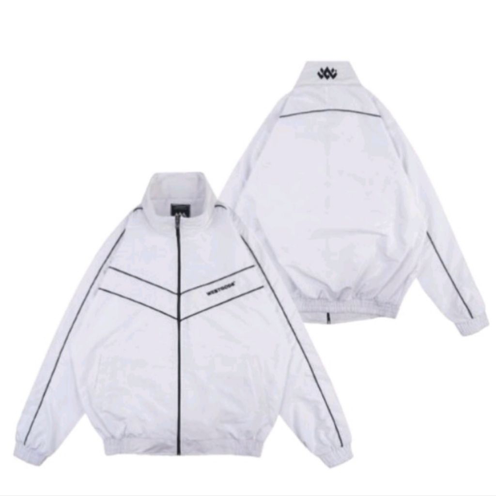 WESTGODS  -Jaket Retro Vintage Windbreaker Jaket Running Olahraga Casual Sport