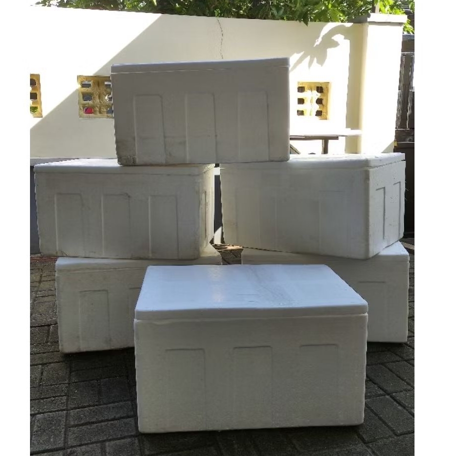 STEROFOAM BEKAS SIZE 60 / STYROFOAM TIPE 60KG BEKAS KONDISI SEPERTI BARU / BOX GABUS BEKAS / KOTAK G