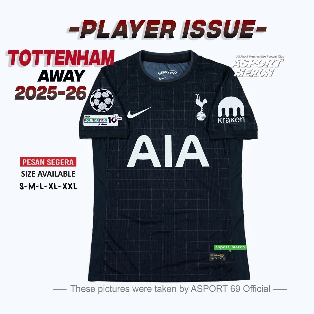 PLAYER ISSUE TOTTENHAM AWAY 2025 2026