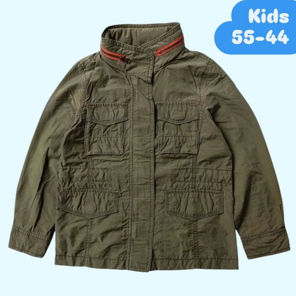 Jaket anak M65 fashion USALL hidden hoodie size 130