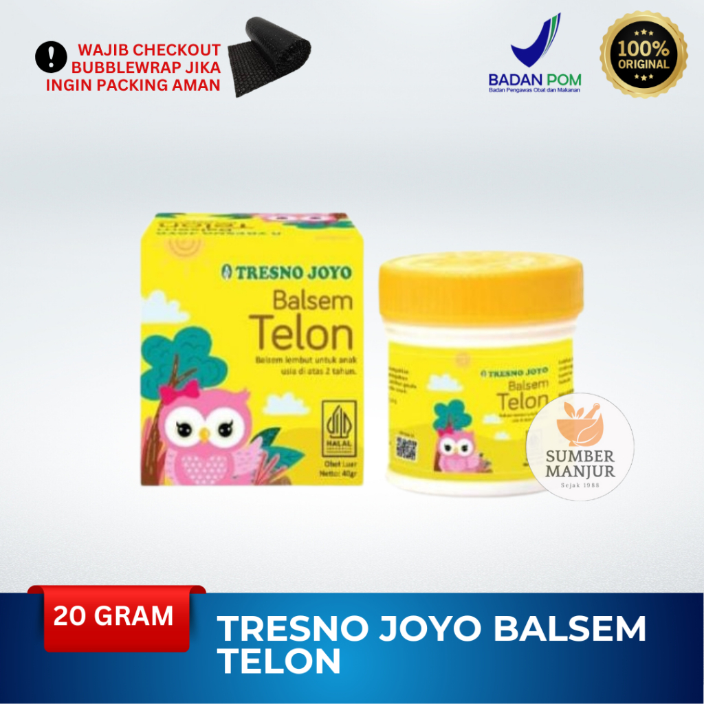 BALSEM TRESNO JOYO 20GR / BALSEM BAYI UNTUK FLU DAN BATUK